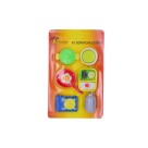 Borracha Escolar Cozinha Kit Com 6 Peças  MZ-65178 - Monaliza