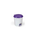 Lixeira redonda com pedal 14L color  168 - Rainha