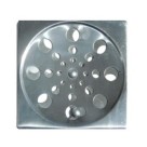 Grelha Quadrada Aço Inox 150mm Aço Inox 200004 - Overtime